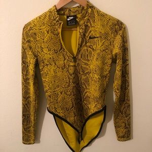 Mustard Printed Bodysuit